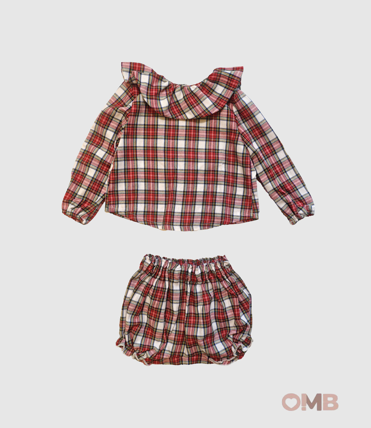 Coulotte EMMAG neonata 03M Rossa 03M TARTAN EMMAG 