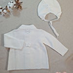 Cardigan neonata GRANLEI 225240 Panna 225-240. PANNA GRANLEI 