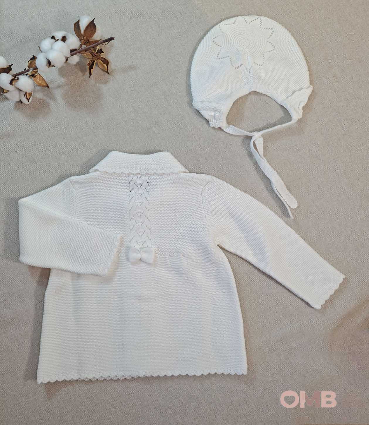 Cardigan neonata GRANLEI 225240 Panna 225-240 PANNA GRANLEI 