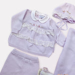Set nascita JOLIE JULIET neonata CLAUDIAKIT1 Lilla CLAUDIAKIT1 LILLA JOLIE JULIET 
