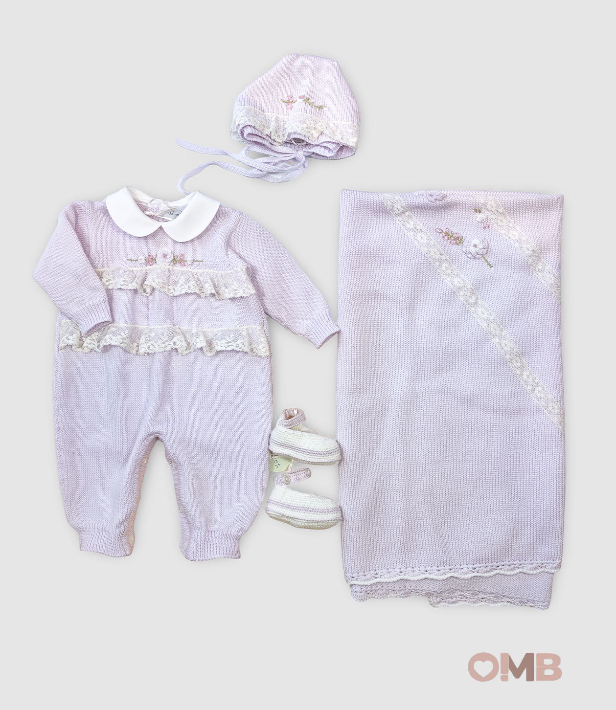 Set nascita JOLIE JULIET neonata CLAUDIAKIT2 Lilla CLAUDIAKIT2 LILLA JOLIE JULIET 