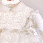 Abito JOLIE JULIET neonata MARIANNA Panna MARIANNA PANNA JOLIE JULIET 