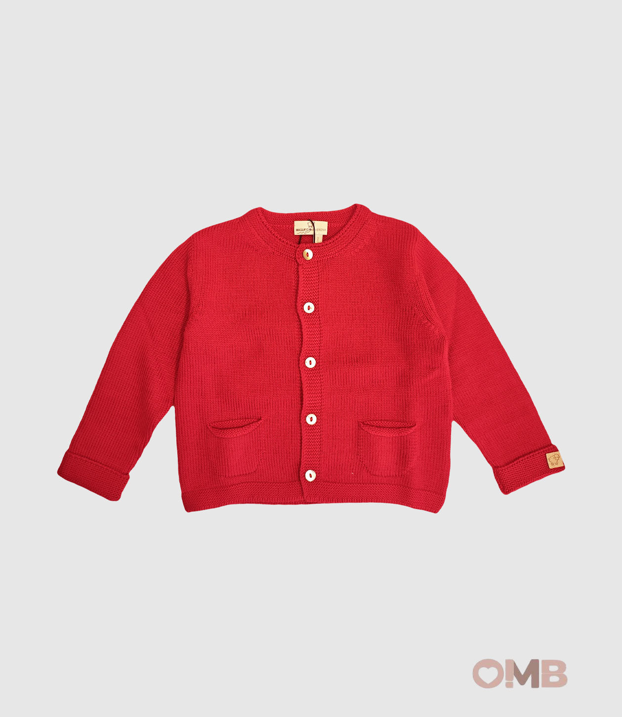 Cardigan MAGLIFICIO VERONA neonato 45416 Rosso 45416 ROSSO MAGLIFICIO VERONA 
