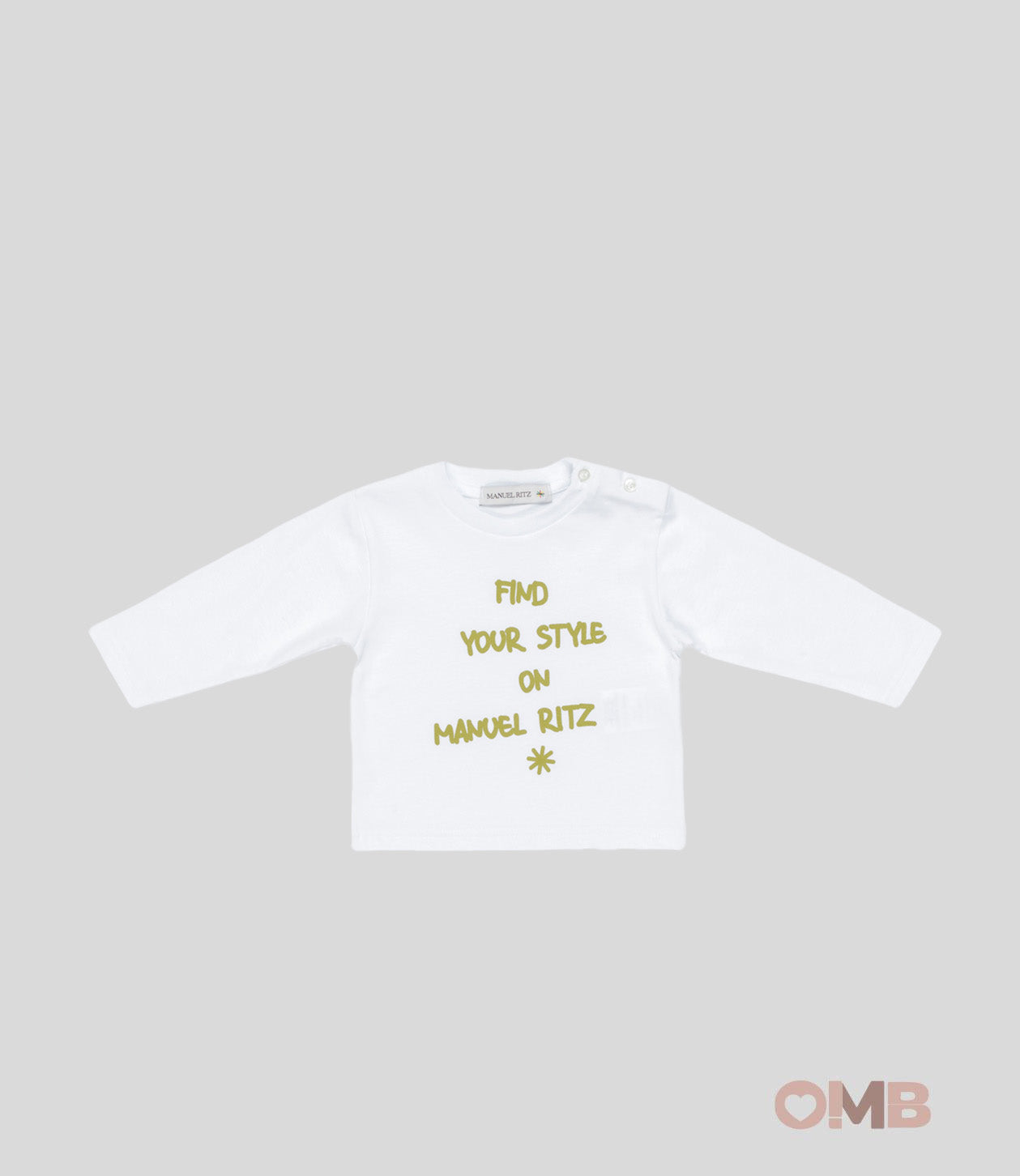 T-shirt Manuel Ritz bambino 3181 Bianca<BR/> 3181. BIANCO MANUEL RITZ 