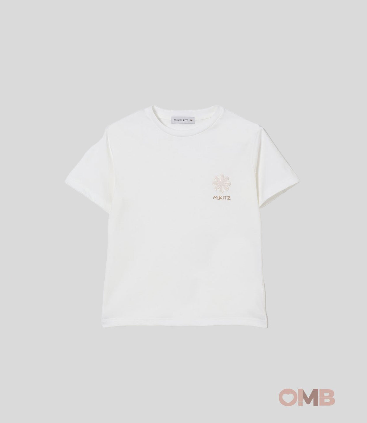 T-shirt Manuel Ritz bambino 3218 Latte 3218 LATTE MANUEL RITZ 