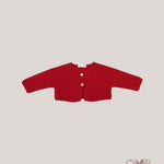 Cardigan MICOLINO neonata 2002 Rosso 2002 ROSSO MICOLINO 