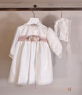 Abito NISERET neonata 5525 Panna