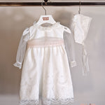 Abito NISERET neonata 5631 Beige<BR/> 5631 21 NISERET 