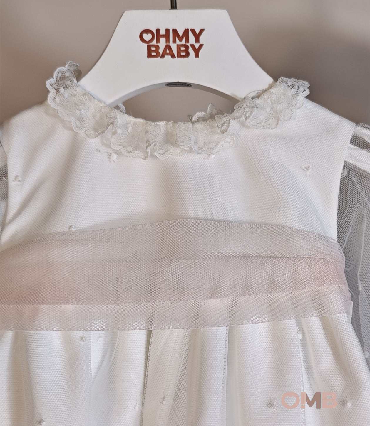 Abito NISERET neonata 5631 Beige<BR/> 5631 21 NISERET 