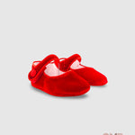 Scarpe culla PANYNO neonata A2501 Rosse A2501 PIEL SMART TERCIOPELO ROJO PANYNO 