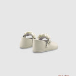 Scarpe culla PANYNO neonata A3407 vanilla A3407 PIEL SETA VAINILLA PANYNO 