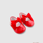 Scarpe culla PANYNO neonata A3501 Rosse A3501 PIEL CHAROL ROJO PANYNO 