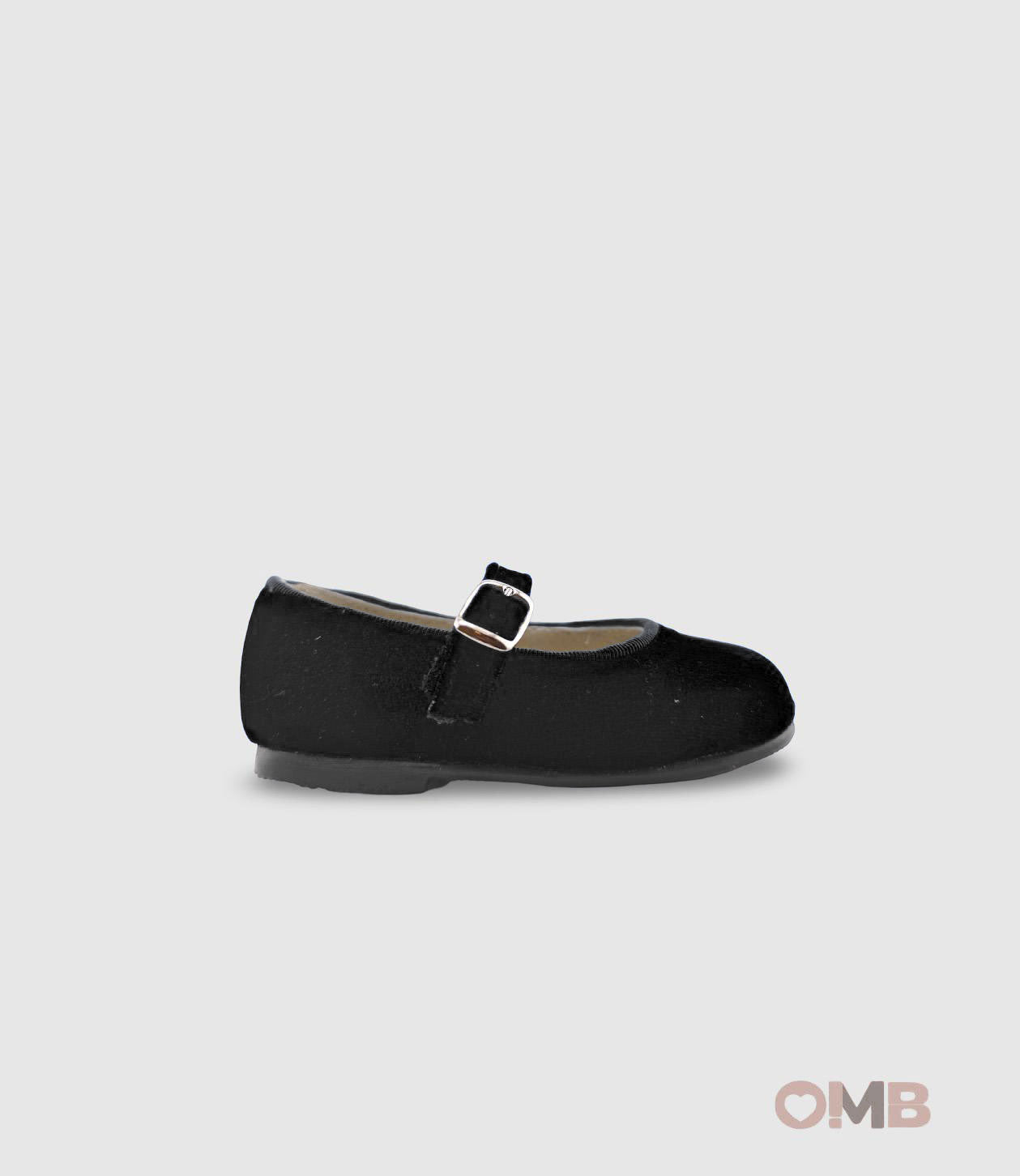 Bambolina PANYNO bambina B2601 Nere B2601 PIEL SMART TERCIOPELO NEGRO PANYNO 