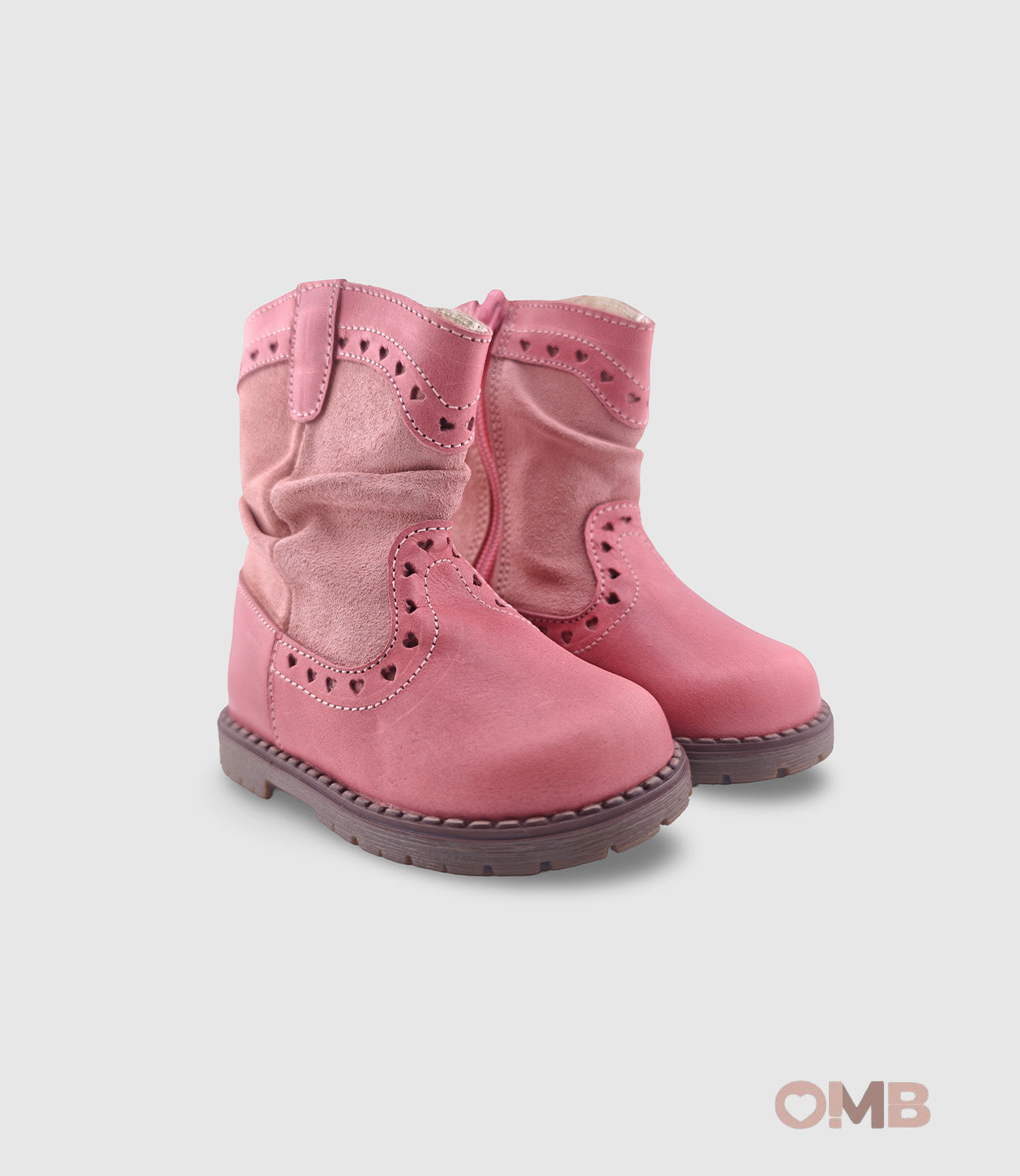 Stivale PANYNO bambina B2910 Rosa<BR/> B2910 PIEL DENVER RASPERRY PANYNO 