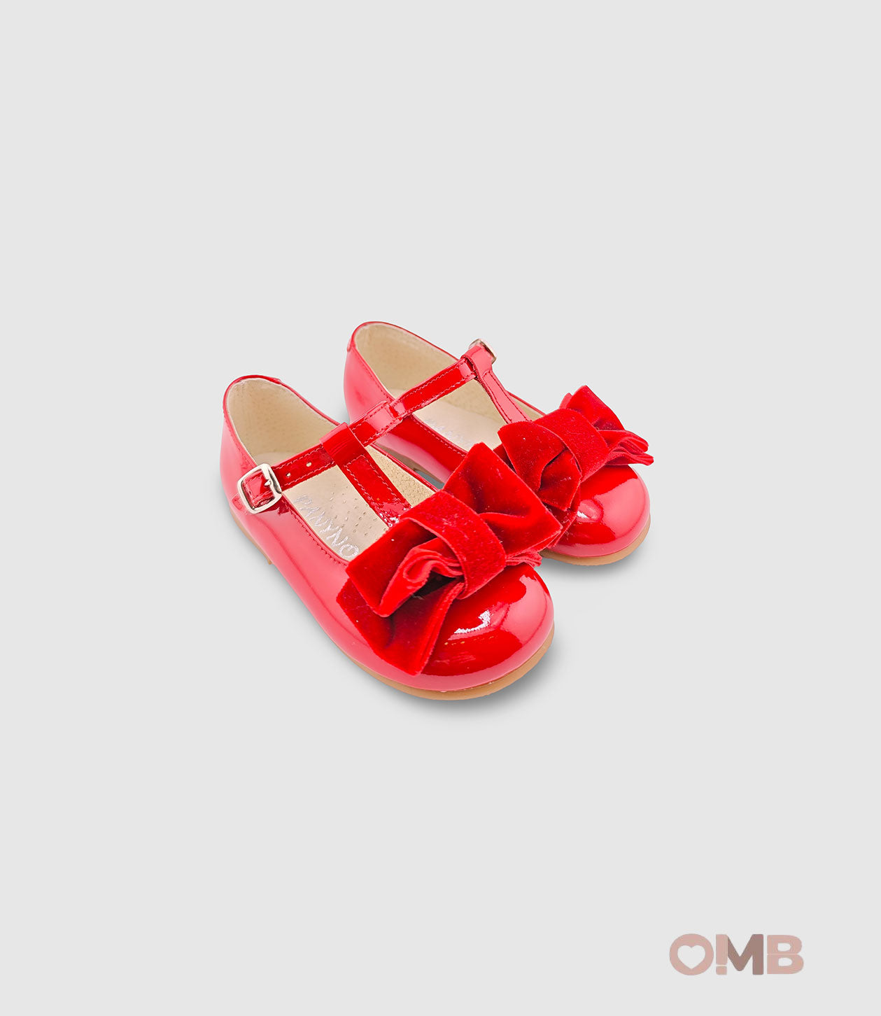 Bamboline PANYNO bambina B3302 rosse B3302 PIEL CHAROL ROJO PANYNO 
