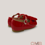 Bamboline PANYNO bambina B3302 rosse B3302 PIEL CHAROL ROJO PANYNO 