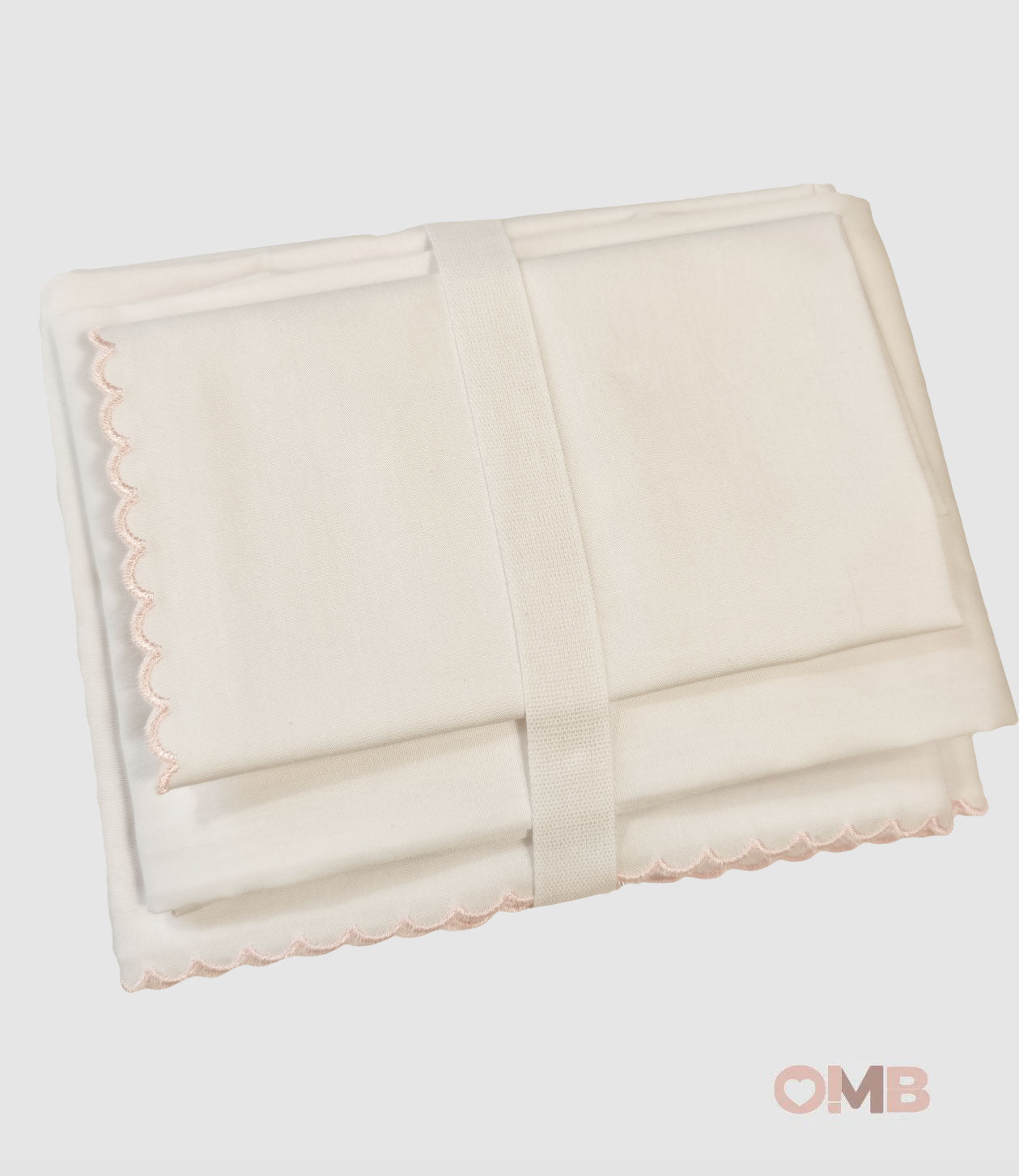 Lenzuola Neonata PEPECE' 1440 Bianco 1440 BCO-ROSA PEPECE' 