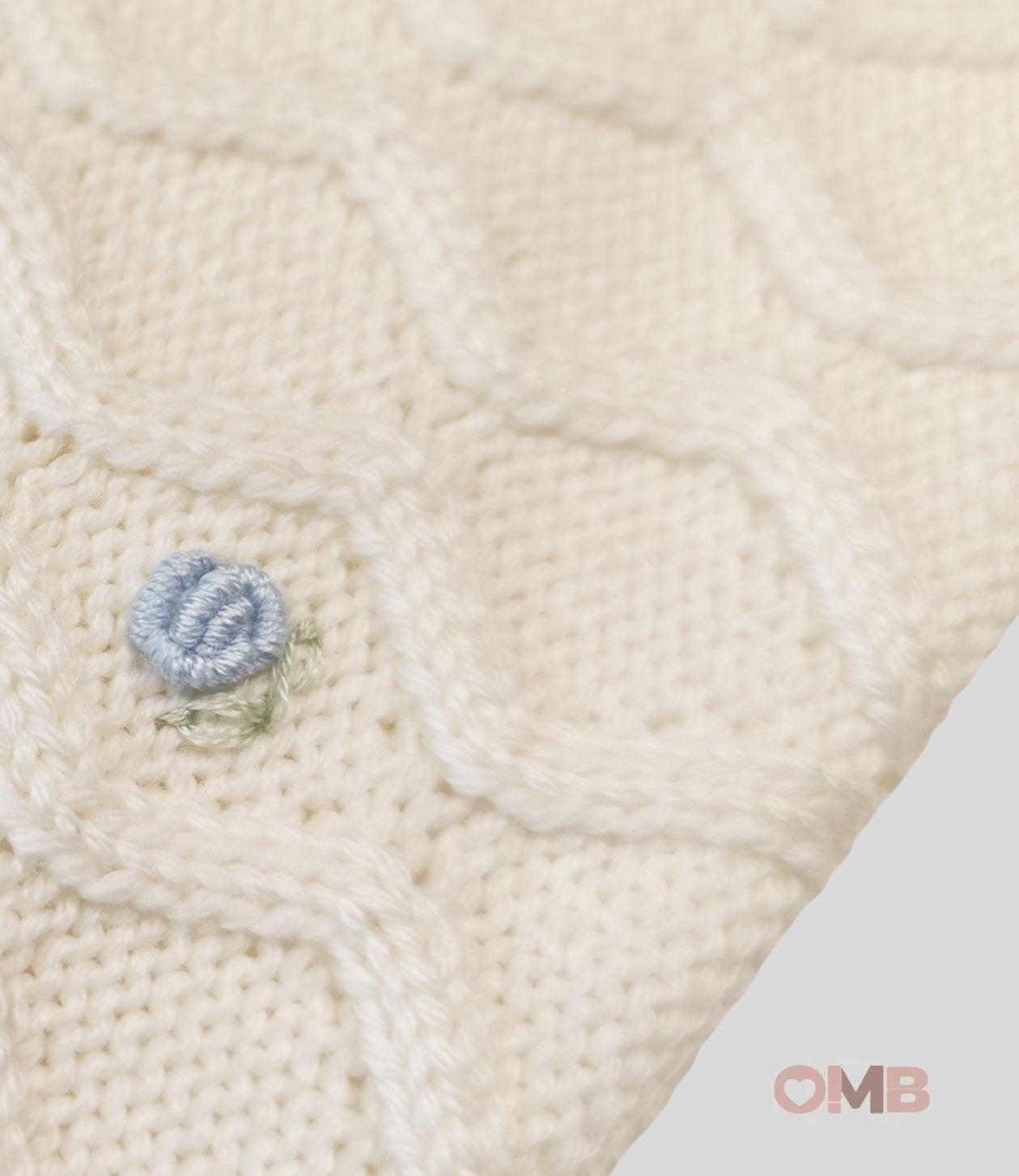 Coperta Neonato PEPECE' 2410 Bianca 2410 BCO-CIELO PEPECE' 