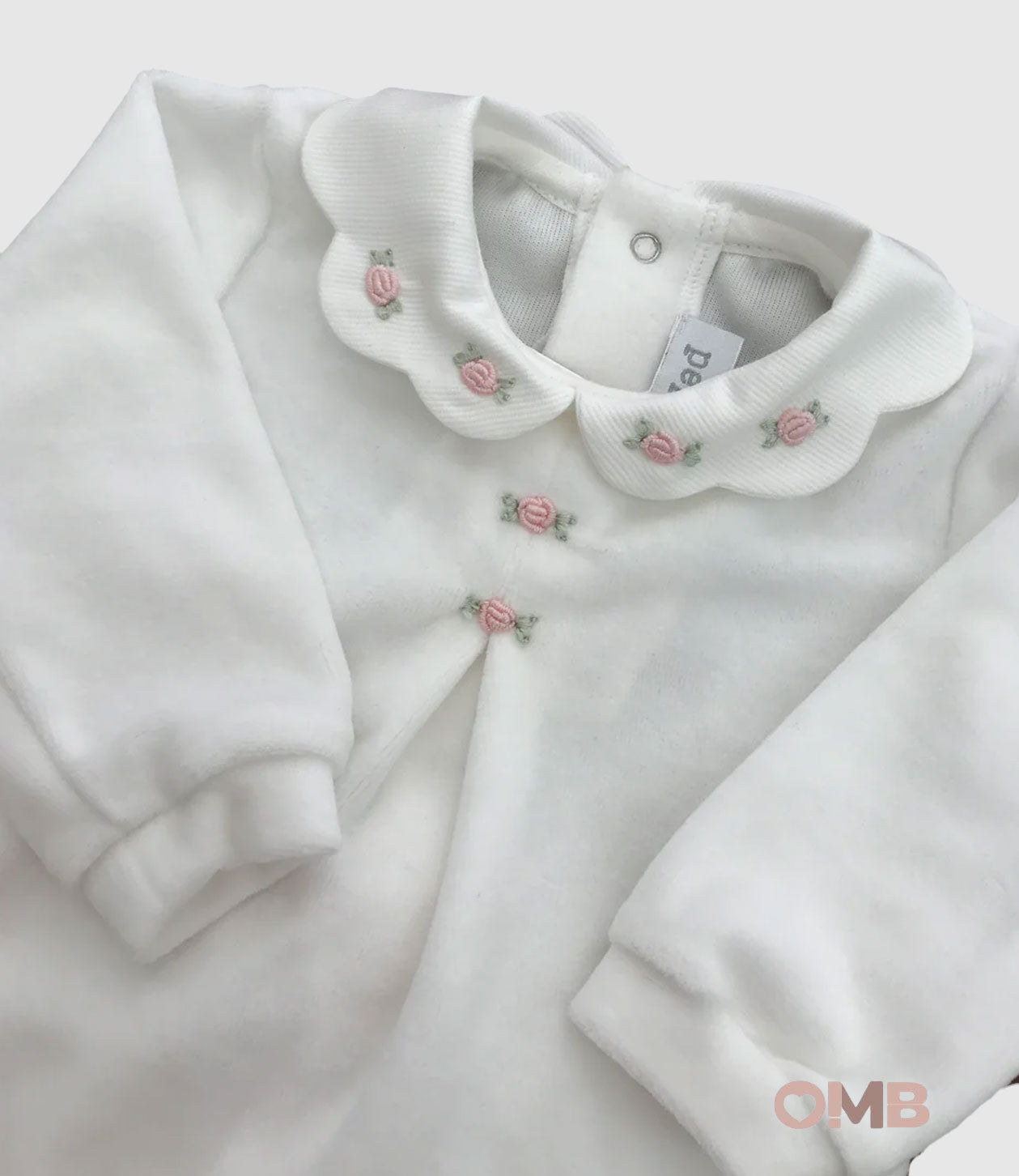 Tutina Neonata PEPECE' 7440 Bianco 7440 BCO-ROSA PEPECE' 