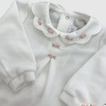 Tutina Neonata PEPECE' 7440 Bianco 7440 BCO-ROSA PEPECE' 