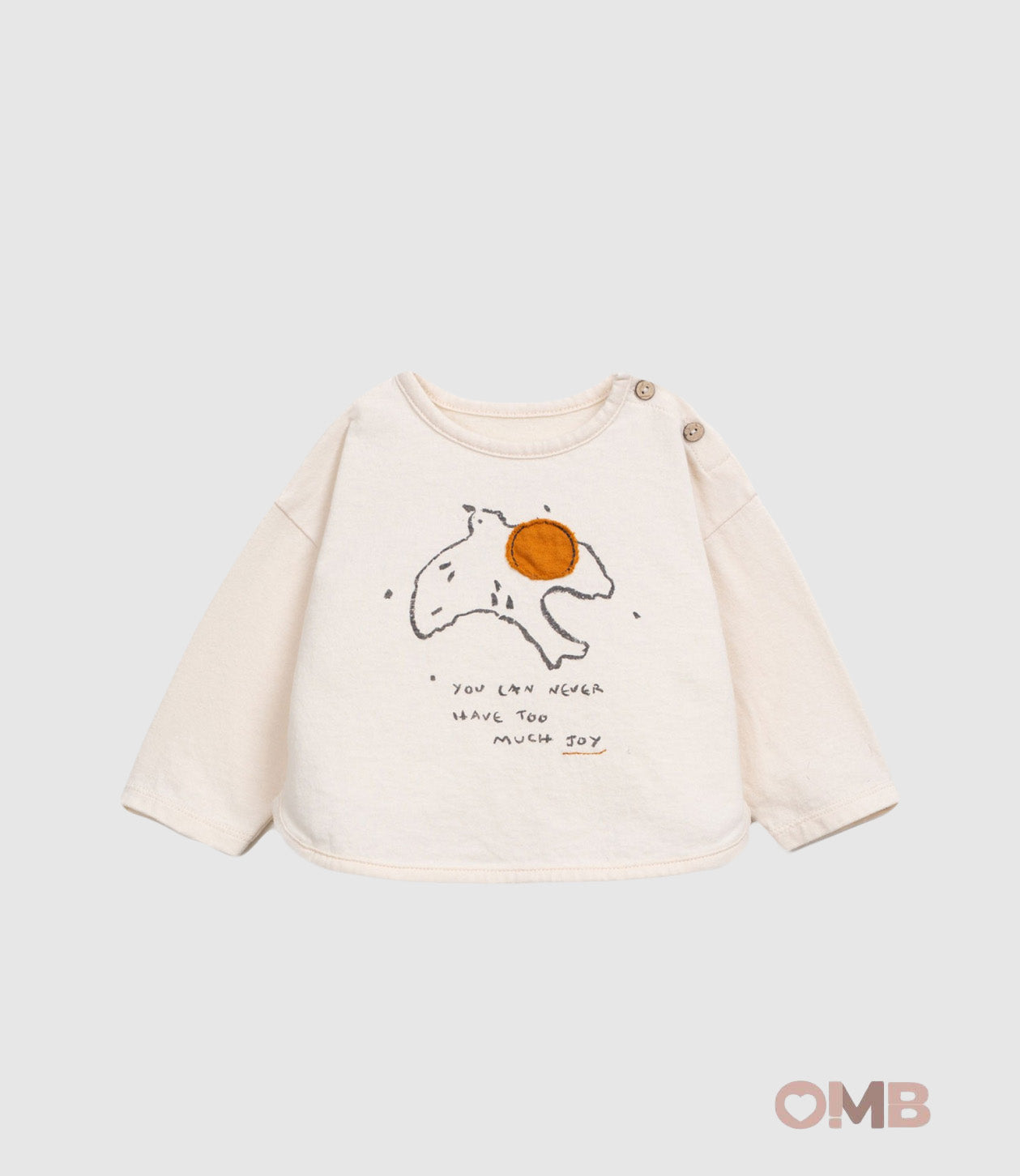 T-shirt Play Up neonato 1AR11001 Beige 1AR11001 NATURALE PLAY UP 