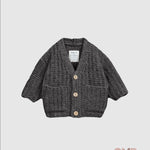 Cardigan Play Up neonato 1AR11403 Grafite<BR/> 1AR11403 GRAFITE PLAY UP 