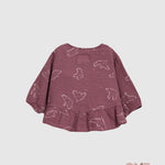 T-shirt Play Up neonata 2AR11301 Malva 2AR11301 MALVA PLAY UP 