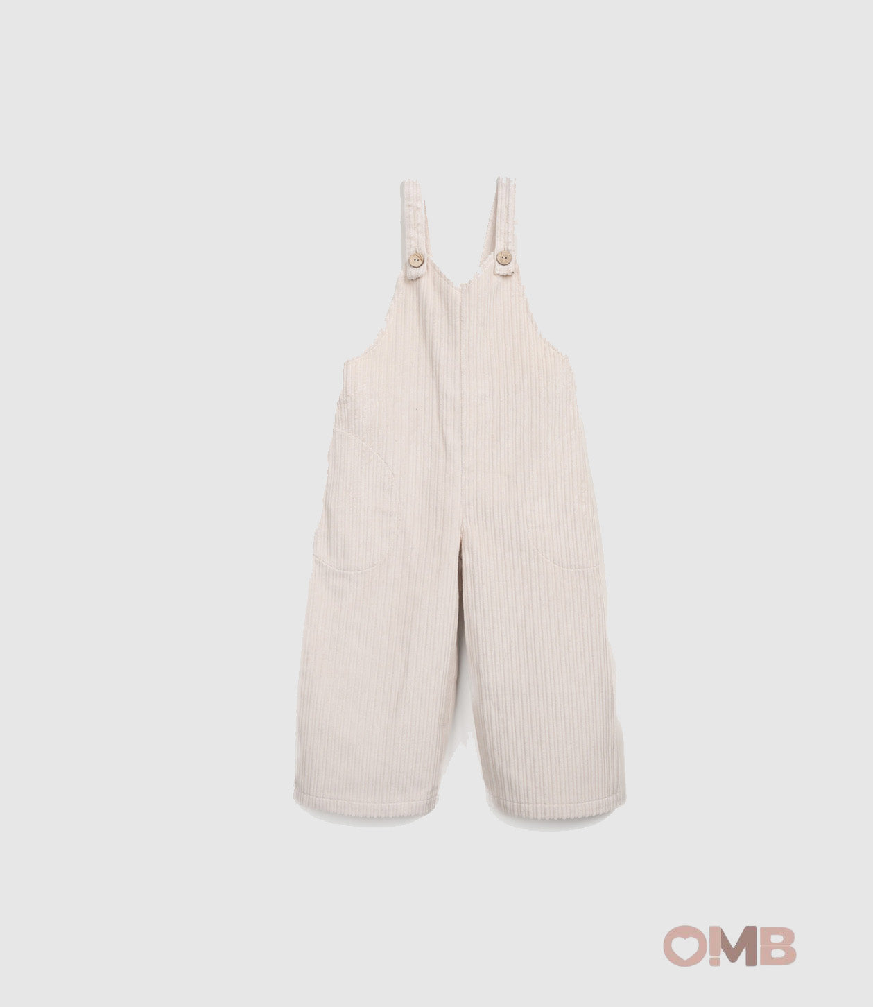 Salopette Play Up bambina 4AR11500NATURALE costine 4AR11500 NATURALE PLAY UP 