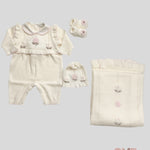 Babbucce Neonata Primodi Bebè 3513 panna 3513.10 PANNA PRIMODI BEBE 