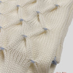 Coperta Neonato Primodi Bebè 3516 panna azzurro 3516.1SU PANNA PRIMODI BEBE 