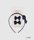Cerchietto e fermagli SIENA neonata 7439 Blu