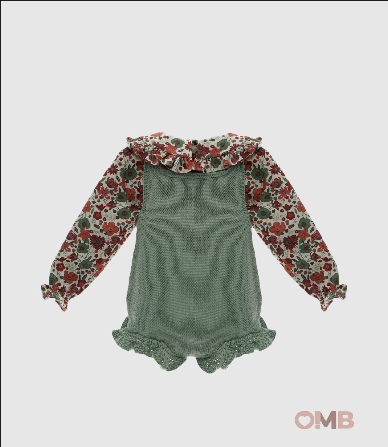 Completo Yoedu neonata 1809 Verde 1809 AUTUNNO YOEDU 