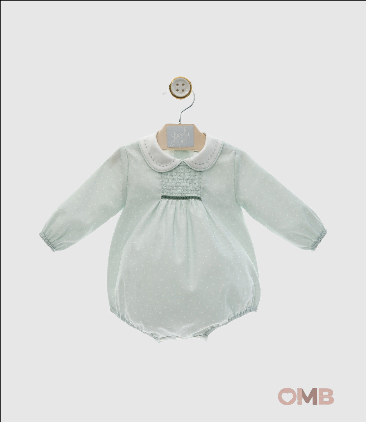 Pagliaccetto Yoedu neonata 1905 Verde<BR/> 1905 SETA YOEDU 