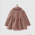 Cappotto Yoedu bambina 4982 Rosa<BR/> 4982. ROSA YOEDU 