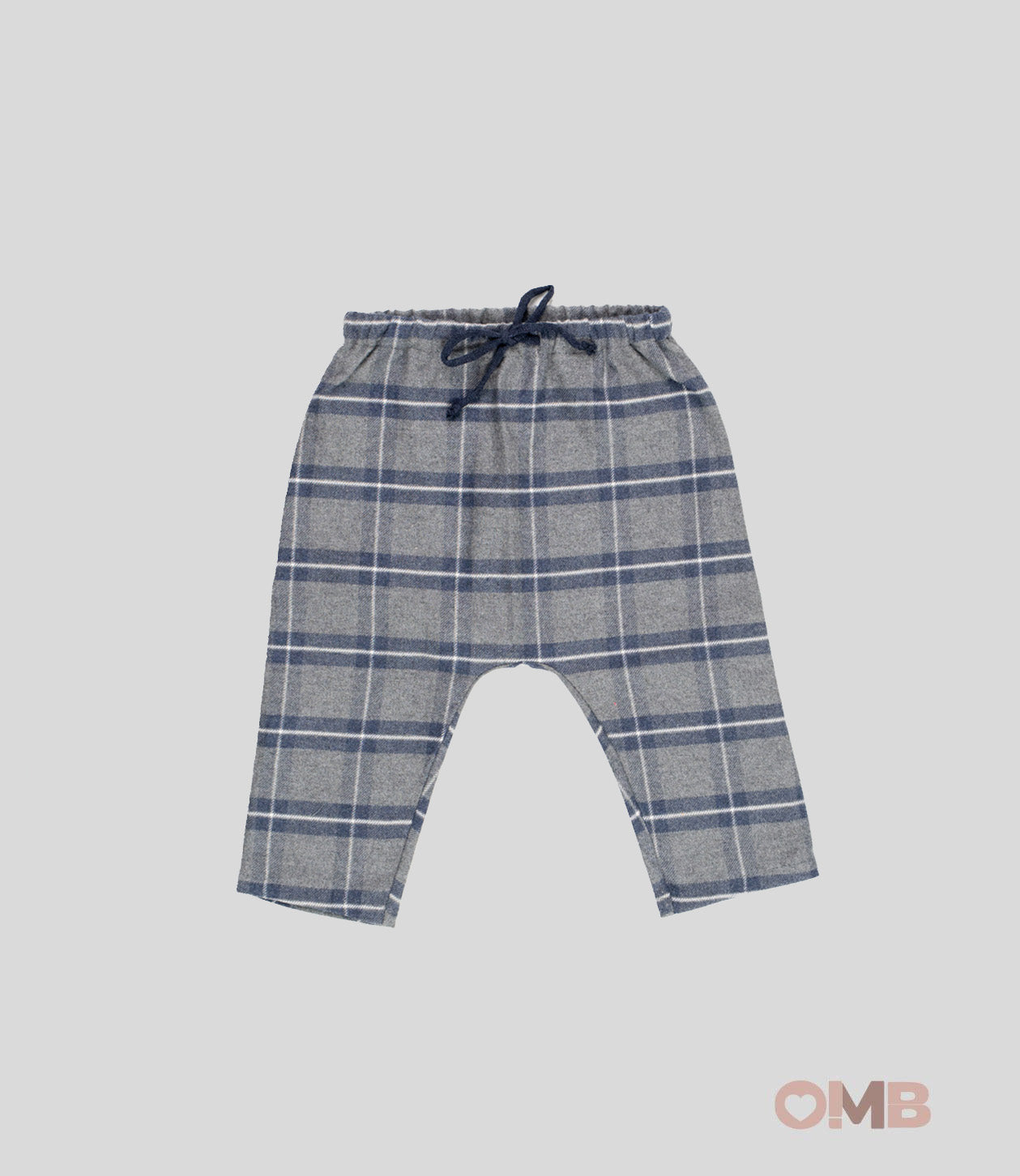 Pantalone Zhoe&Tobiah neonato CEW3B Grigio CEW3B QUADRI ZHOE & TOBIAH 