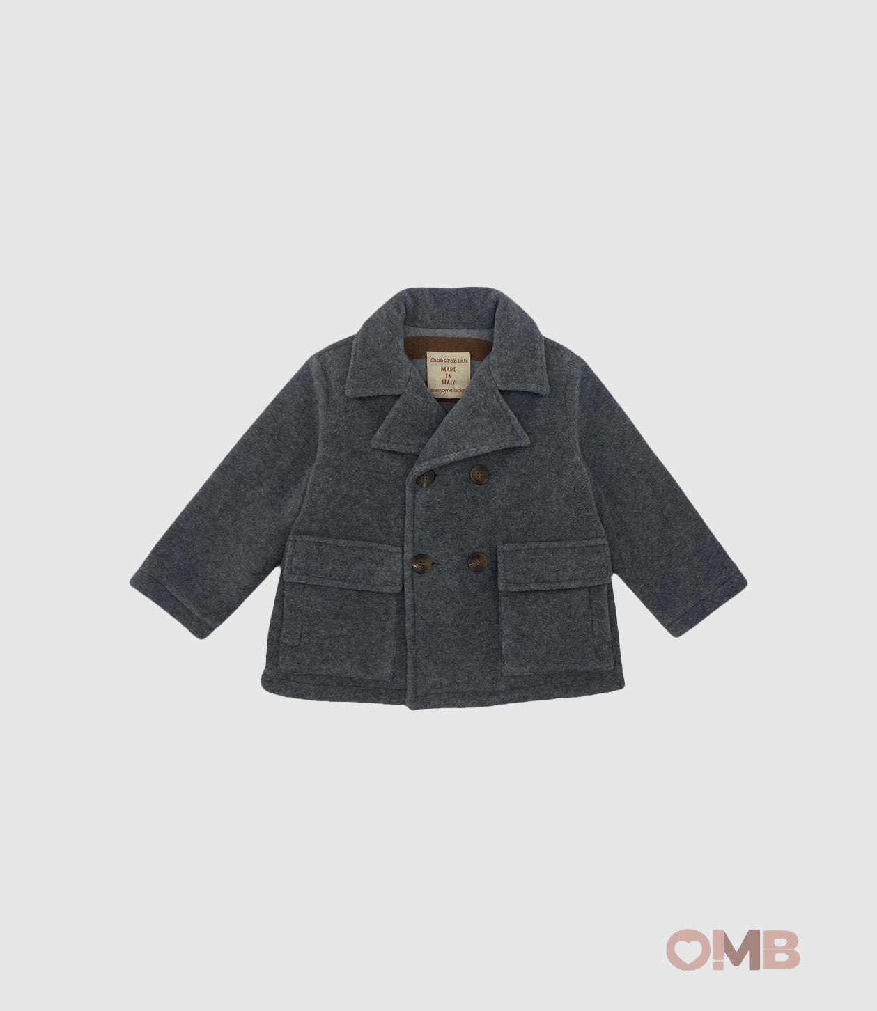 Cappotto ZHOE & TOBIAH bambino WTU5M Grigio WTU5M GRIGIO ZHOE & TOBIAH 