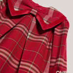 Abito neonata ABEL&LULA 5505 Rosso 5505 QUADRI ABEL&LULA 