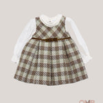 Abito neonata ABEL&LULA 5513 Beige 5513 MACCHIATO ABEL&LULA 