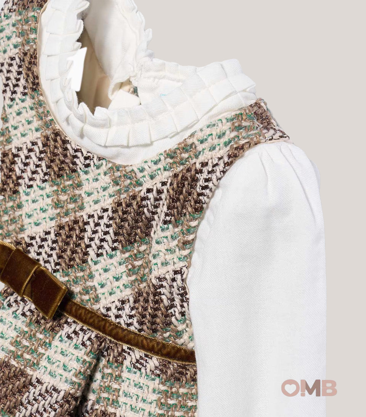 Abito neonata ABEL&LULA 5513 Beige 5513 MACCHIATO ABEL&LULA 