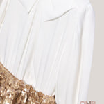 Abito bambina ABEL&LULA 5535 Champagne 5535 CHAMPAGNE ABEL&LULA 