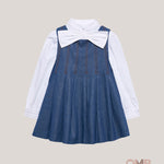 Abito bambina ABEL&LULA 5545 Blu 5545 BLU ABEL&LULA 