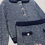 Completo bambina ABEL&LULA 5596 Blu 5596 BLU ABEL&LULA 