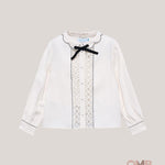 Blusa bambina ABEL&LULA 5622 Crema 5622 CREMA ABEL&LULA 