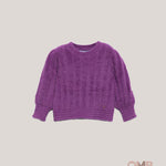 Maglione neonata ABEL&LULA 5801 Viola 5801 MERINGA ABEL&LULA 