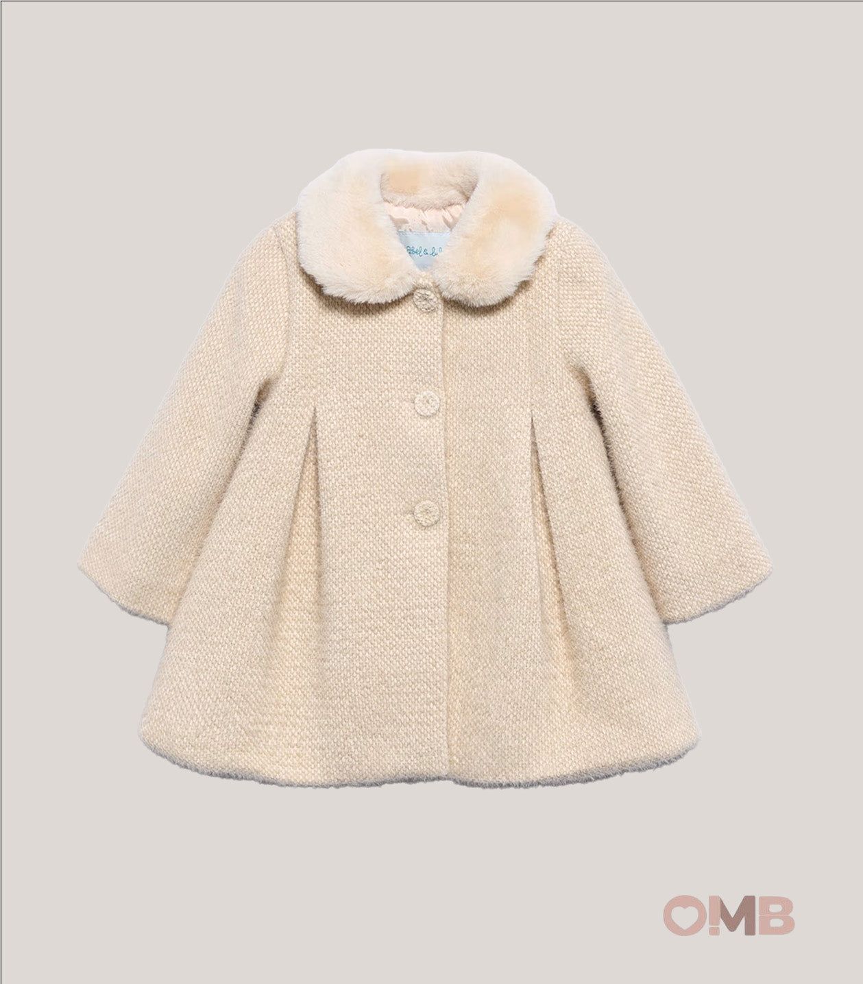 Cappotto neonata ABEL&LULA 5872 Beige 5872 MARZAPANE ABEL&LULA 