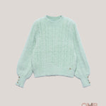 Maglione bambina ABEL&LULA 5879 Menta 5879 MENTA ABEL&LULA 