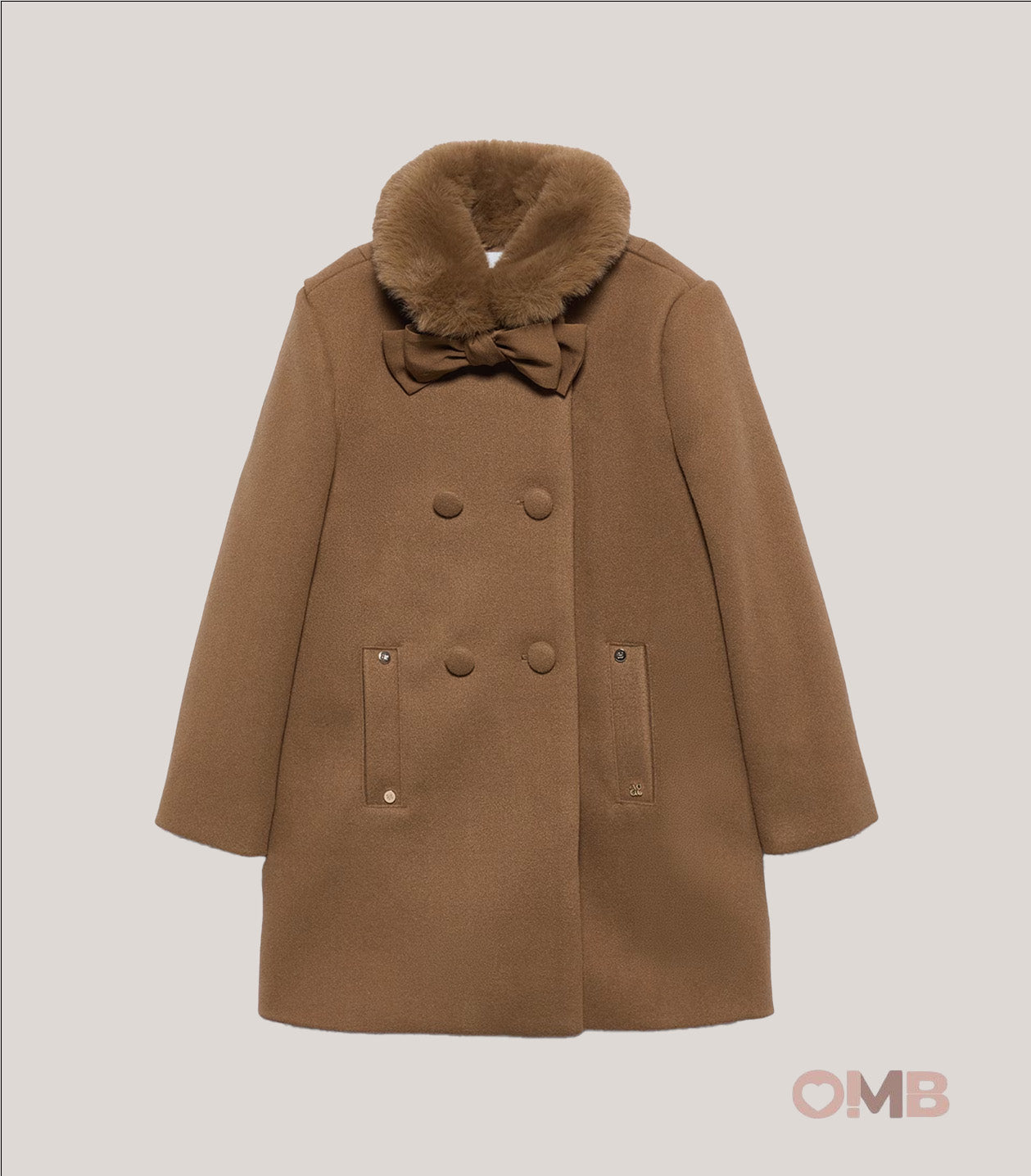 Cappotto bambina ABEL&LULA 5888 Noce 5888 NOCE ABEL&LULA 