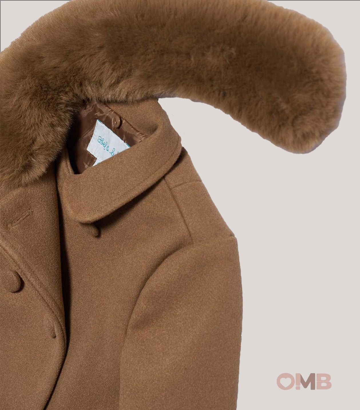 Cappotto bambina ABEL&LULA 5888 Noce 5888 NOCE ABEL&LULA 