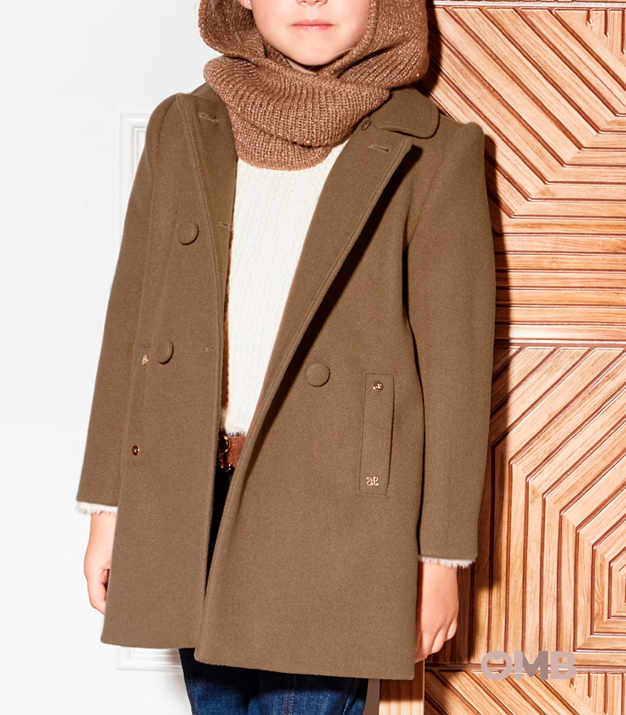Cappotto bambina ABEL&LULA 5888 Noce 5888 NOCE ABEL&LULA 