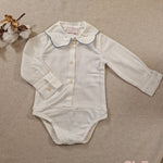 Body camicia neonata AMBARABA' FF42011 Bianco FF42011 BIANCA AMBARABA' 
